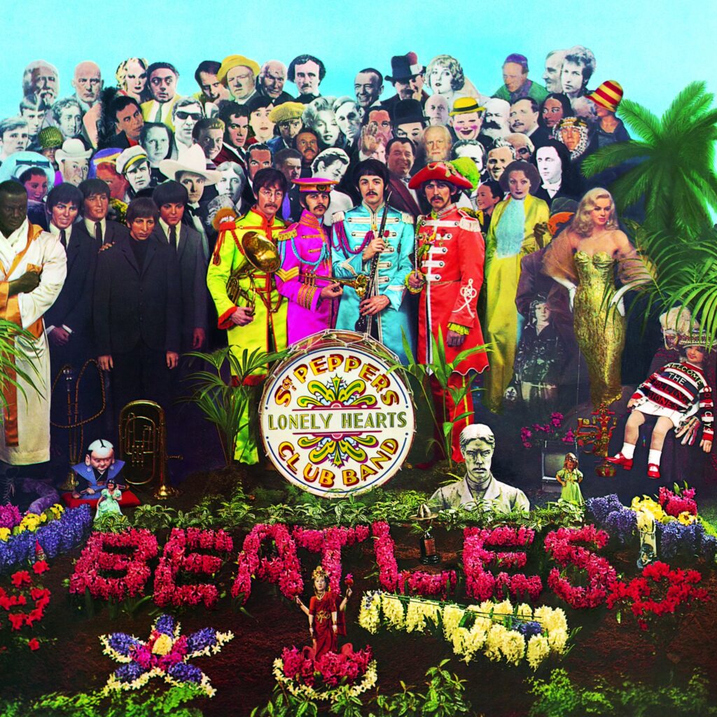 ビートルズの「Sgt. Pepper’s Lonely Hearts Club Band」ジャケット(1967年発売)