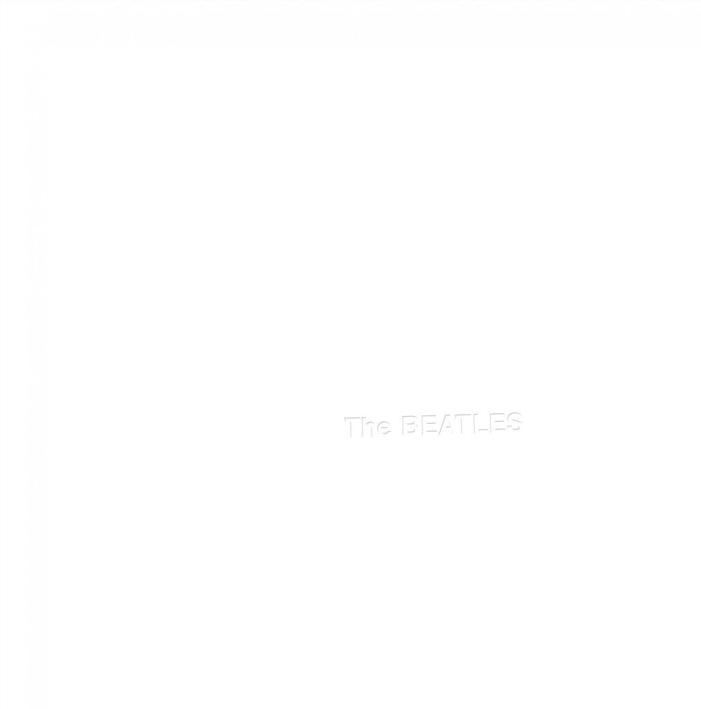ビートルズの真っ白なアルバム「The Beatles (White Album)」1968年リリース